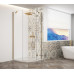 TRINITY GOLD MATT čtvrtkruhový sprchový kout 900x900mm, čiré sklo, pravé