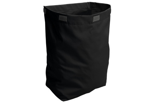 Látkový koš na prádlo 310x500x230mm, suchý zip, černá