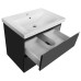 ALTAIR umyvadlová skříňka 67x60x45cm, černá mat