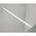 ESCA WHITE MATT jednodílná sprchová zástěna do prostoru, sklo Flute, 1500 mm