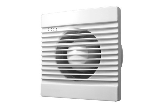 Koupelnový ventilátor, 230V/50Hz, 100mm, bílá