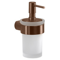PIRENEI dávkovač mýdla 110 ml, mléčné sklo, měď mat