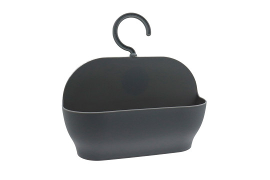 SHARON police do sprchy závěsná, plast, šedá