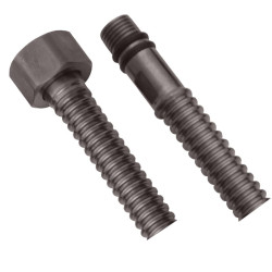 Připojovací nerezová trubička, vlnovec, M10x3/8", 40cm, gun metal