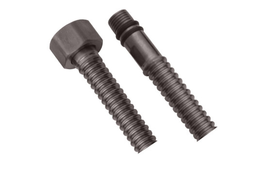 Připojovací nerezová trubička, vlnovec, M10x3/8", 40cm, gun metal