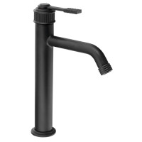 VERSI stojánková umyvadlová baterie, výška 240mm, černá mat
