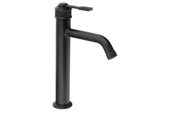 VERSI stojánková umyvadlová baterie, výška 240mm, černá mat
