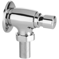 TEMPOR samouzavírací nástěnný WC ventil, chrom