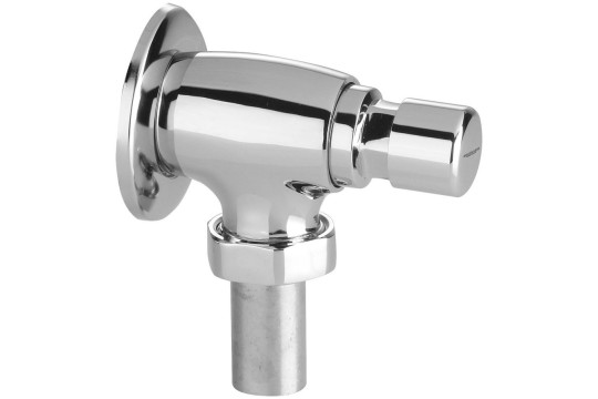 TEMPOR samouzavírací nástěnný WC ventil, chrom
