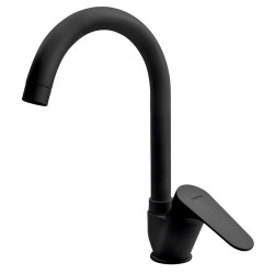 CORNELI stojánková dřezová baterie, černá mat CORNELI stojánková dřezová baterie, černá mat