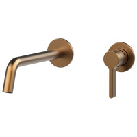 ICONIC podomítková dvouprvková umyvadlová baterie, měď mat