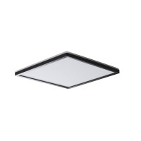 AZPO stropní LED svítidlo, 300x300mm, 17,5W, IP54, černá mat