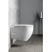 INFINITY závěsná WC mísa Rimless, integrovaný ventil a bidet. sprška, 36,5x53 cm, bílá