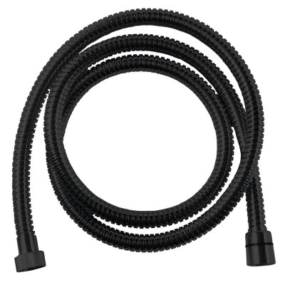 POWERFLEX opletená sprchová hadice, 150cm, černá mat