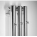 PILON otopné těleso 196x1800mm, se třemi háčky pro ručník, chrom