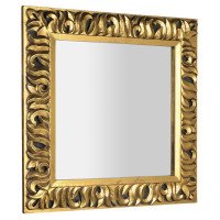 ZEEGRAS zrcadlo v rámu, 90x90cm, zlatá