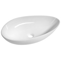 OVALI keramické umyvadlo 61x34cm, bílá
