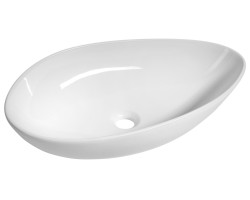 OVALI keramické umyvadlo 61x34cm, bílá