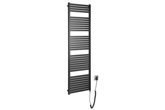 TONDI-E elektrické otopné těleso rovné 450x1690 mm, 600 W, černá mat