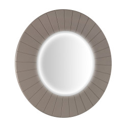 LUMIRO STRIP kulaté zrcadlo s LED osvětlením v rámu ø 75cm, agila LUMIRO STRIP kulaté zrcadlo s LED osvětlením v rámu ø 75cm, agila