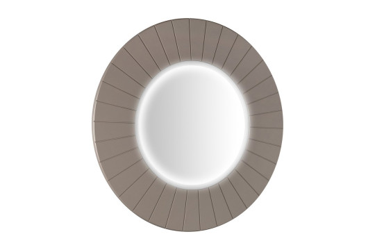 LUMIRO STRIP kulaté zrcadlo s LED osvětlením v rámu ø 75cm, agila LUMIRO STRIP kulaté zrcadlo s LED osvětlením v rámu ø 75cm, agila