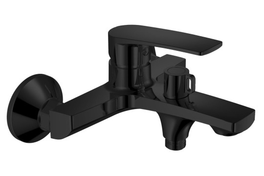 KORANA nástěnná vanová baterie, černá mat