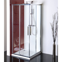 LUCIS LINE čtvercová sprchová zástěna 900x900mm, čiré sklo
