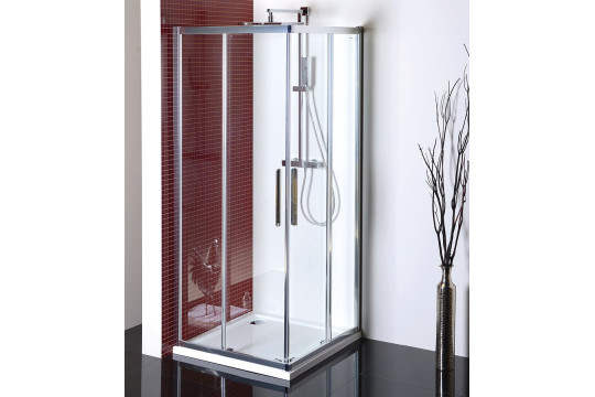 LUCIS LINE čtvercová sprchová zástěna 900x900mm, čiré sklo