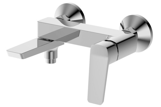 FLERY nástěnná vanová/sprchová baterie, otočné ramínko, chrom