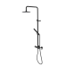 ULTRATAP sprchový sloup s pákovou baterií, černá mat/chrom