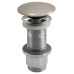 Umyvadlová výpust 5/4“, click-clack, betonová zátka, 10-80mm, písková pololesk