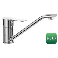 BARON ECO 6 l/min, stojánková dřezová baterie, 186mm, otočné ramínko, chrom