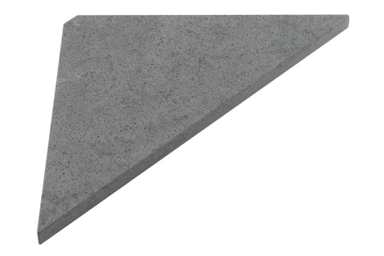 ABELINE rohová police rockstone 200x200mm, concrete