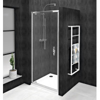 SIGMA SIMPLY sprchové dveře otočné 880-920 mm, čiré sklo