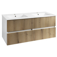 PANEDA STRIP umyvadlová skříňka 119x55x45,2cm, dub emporio