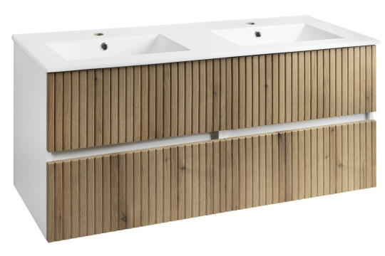 PANEDA STRIP umyvadlová skříňka 119x55x45,2cm, dub emporio