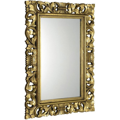 SCULE zrcadlo v rámu, 80x120cm, zlatá