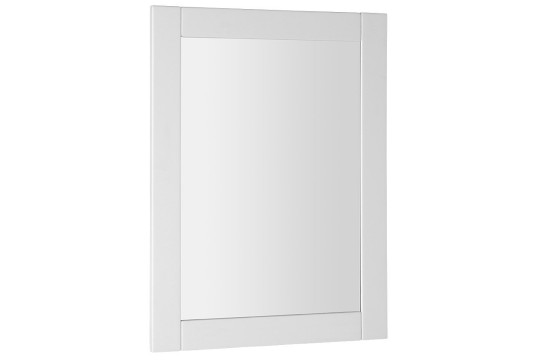 FAVOLO zrcadlo v rámu 70x90cm, bílá mat