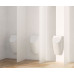 COMMUNITY urinál se zakrytým přívodem vody s otvory pro víko 31x65cm, bílá ExtraGlaze