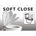 INFINITY WC sedátko, SLIM, Soft Close, Easy Take, zelená mint