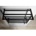 ELZOR elektrický sušák ručníků 500x470mm, 50W, černá mat