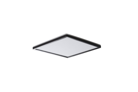 AZPO stropní LED svítidlo, 300x300mm, 17,5W, 3000/4000/6000K, IP54, černá mat
