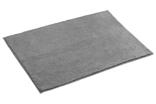 CHENILL koupelnová předložka 50x80cm, 100% polyester, šedá