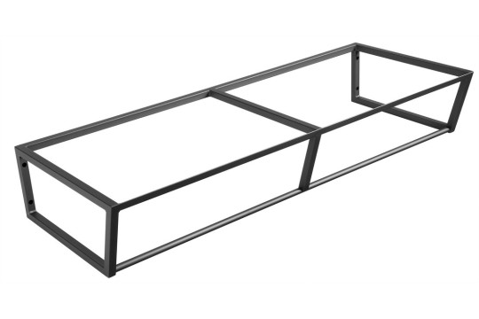 SKA konstrukce pod umyvadlo/desku 1200x200x460mm, černá mat