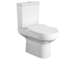 VERMET WC kombi mísa, spodní/zadní odpad, bílá