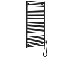 DIRECT-E elektrické otopné těleso rovné 600x1320 mm, 600 W, černá