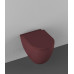 INFINITY závěsná WC mísa, Rimless, 36,5x53cm, maroon red