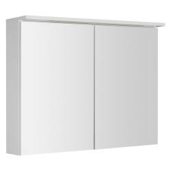 KAWA STRIP galerka s LED osvětlením 90x70x22cm, bílá