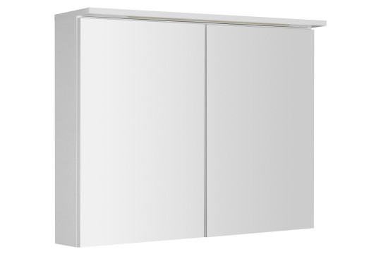 KAWA STRIP galerka s LED osvětlením 90x70x22cm, bílá