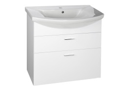 ZOJA umyvadlová skříňka šuplíková 71,5x74x34cm, bílá